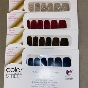 Color Street Nail Polish Strips Set